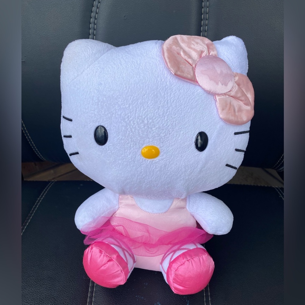 HELLO KITTY- TY BABY- 2016 Plush Ballerina 11” Tall pink